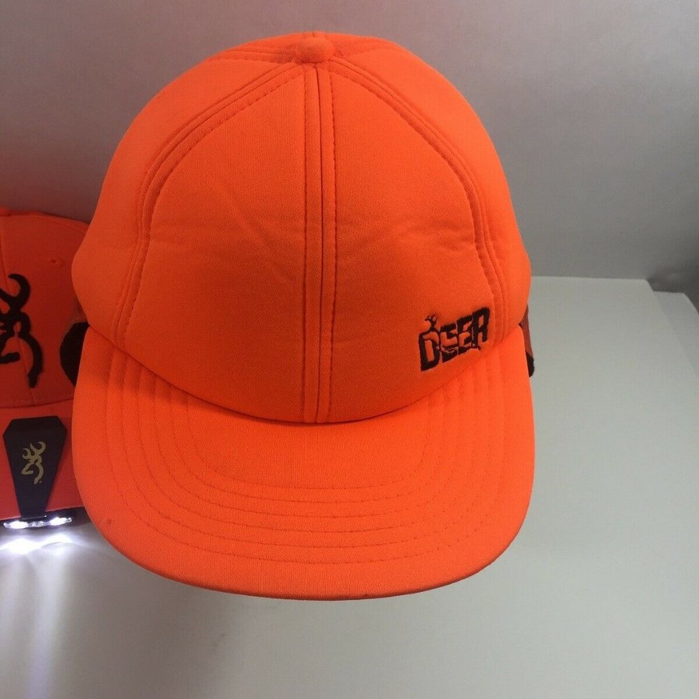 Browning Hunting Baseball Hat Orange  & Midway Hat - Picture 3 of 7